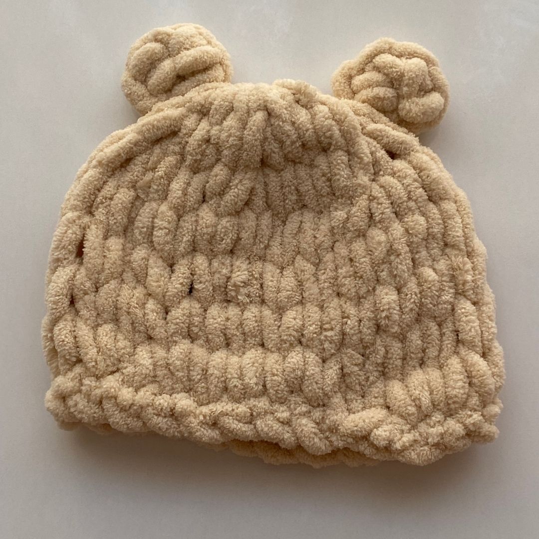 Puffy % 100 Pamuk Yelek - Patik - Bere Takımı Bal Köpüğü