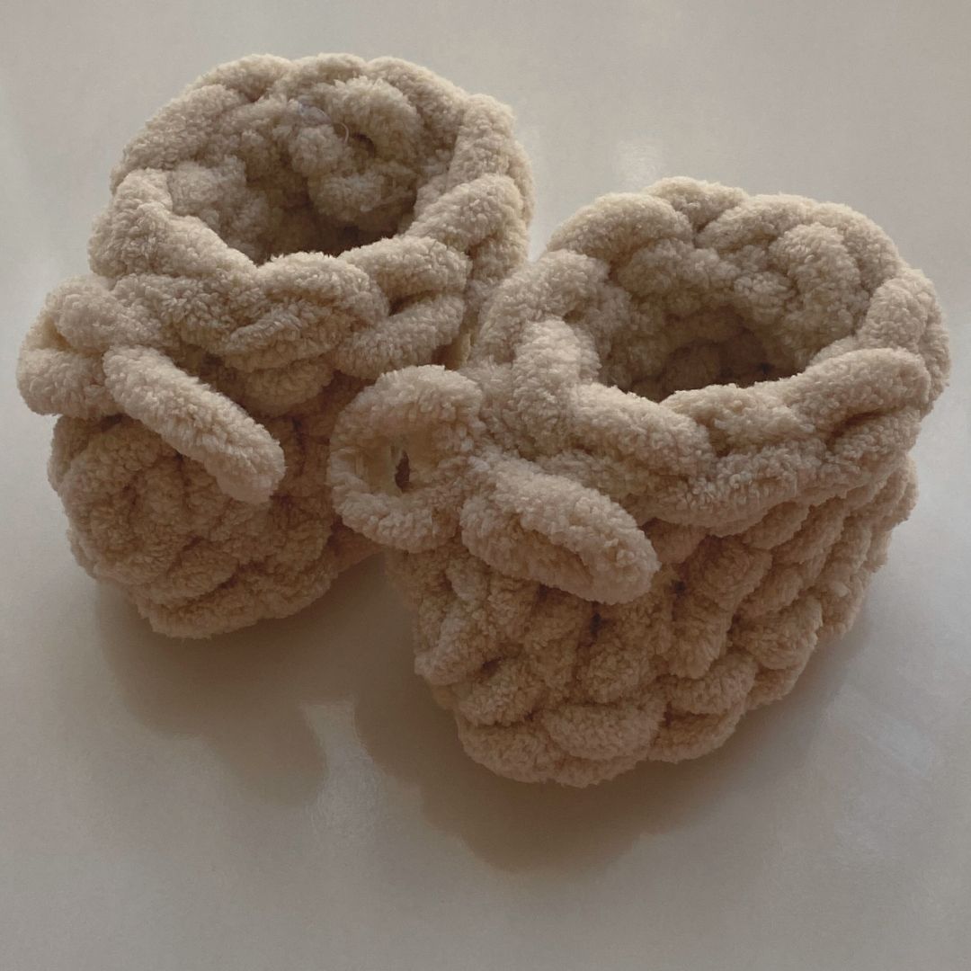 Puffy % 100 Pamuk Yelek - Patik - Bere Takımı Fil Dişi