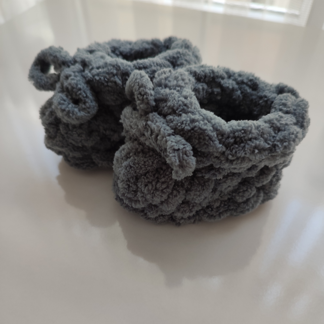 Puffy % 100 Pamuk Yelek - Patik - Bere Takımı Gri