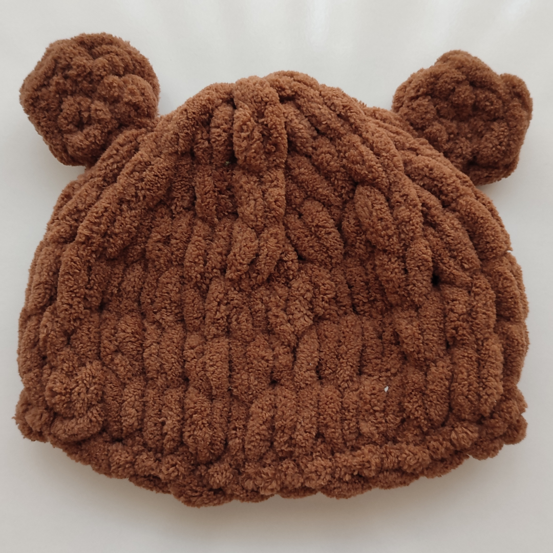 Puffy % 100 Pamuk Yelek - Patik - Bere Takımı Kahve Moka