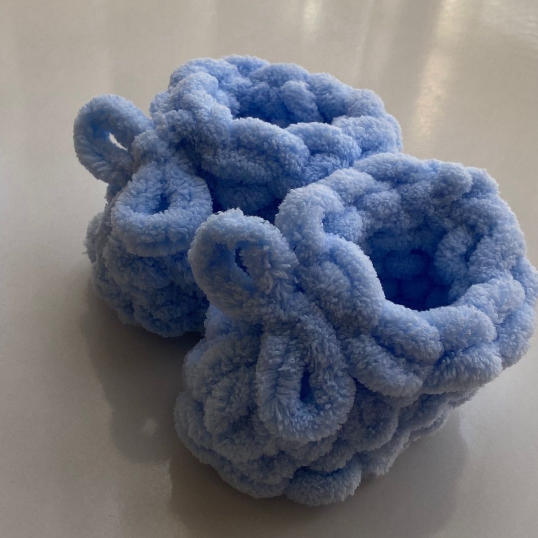 Puffy % 100 Pamuk Yelek - Patik - Bere Takımı Mavi