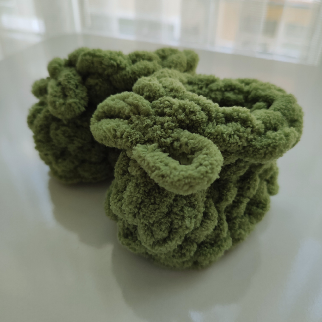 Puffy % 100 Pamuk Yelek - Patik - Bere Takımı Yeşil