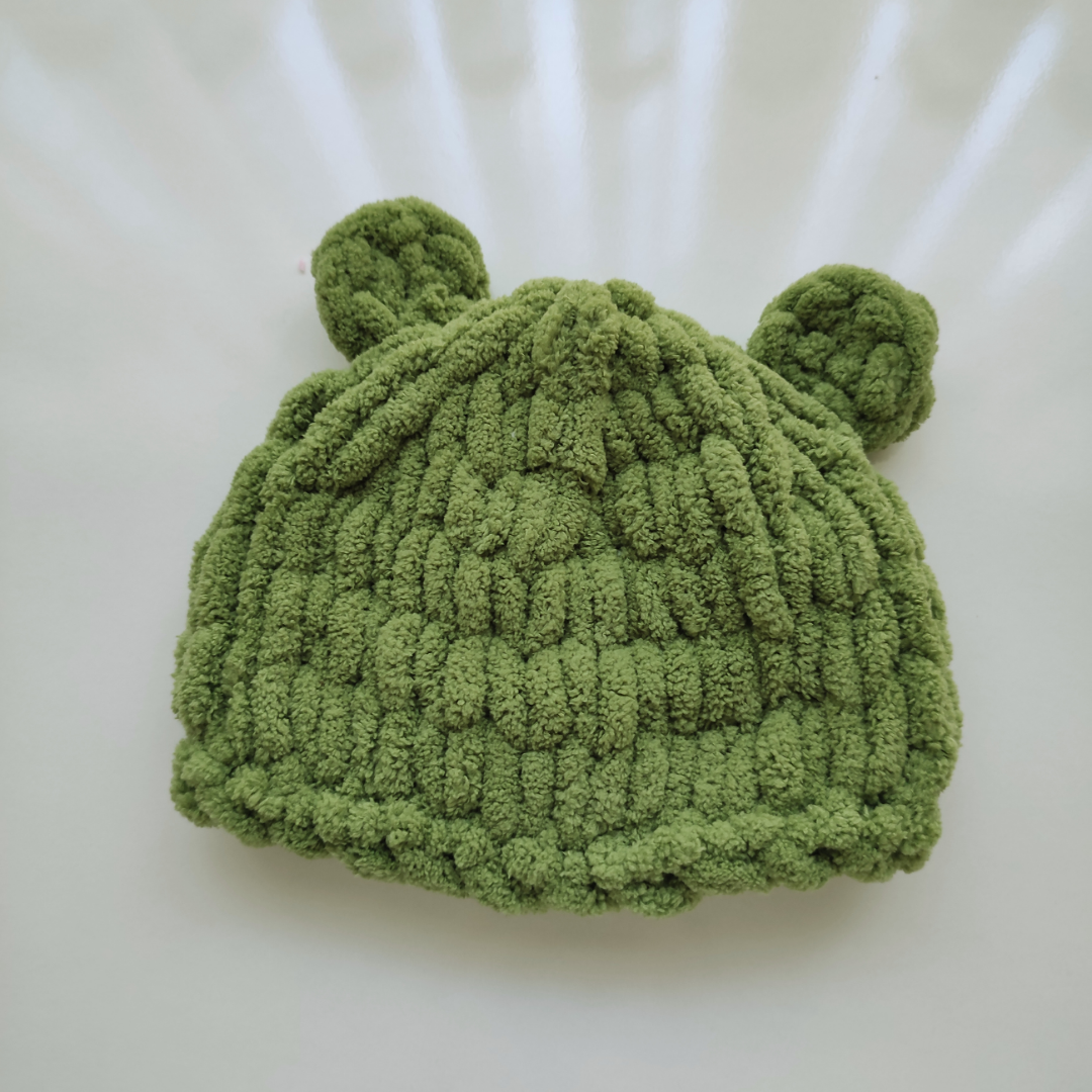 Puffy % 100 Pamuk Yelek - Patik - Bere Takımı Yeşil